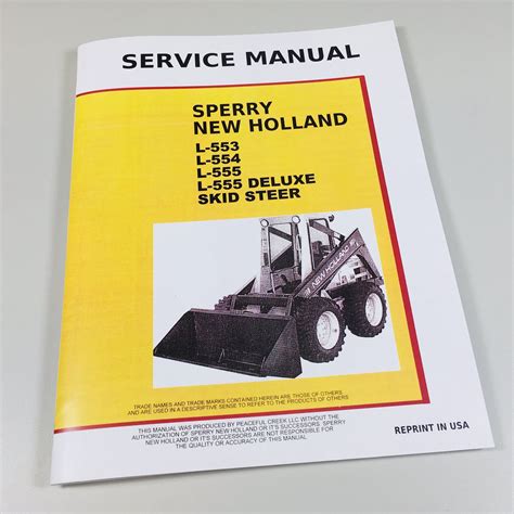 new holland l553 skid steer manual